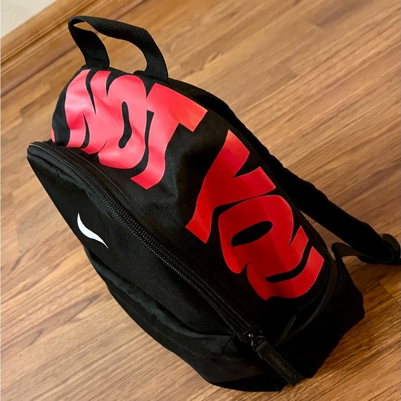 Nike Black 3Brand Backpack with Red Accents - Picture 4 of 7